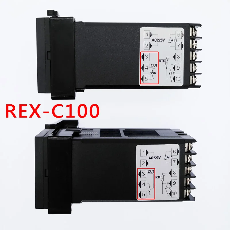 REX-C100 PID интеллектуальный контроллер температуры REX C100 C400 C700 C900 термостат SSR релейный выход