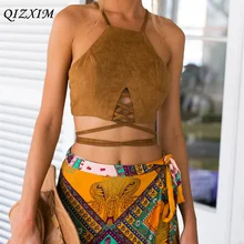 Модные женские туфли летние Лифчики Euramerican майки пикантные коричневые замшевые ткань из искусственной кожи бак спинки женская одежда ночной клуб