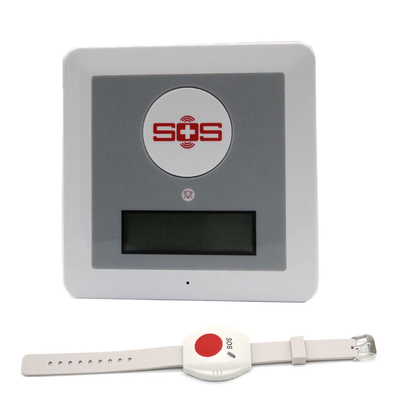 

GSM Home Security Alarm System Supports IOS/Android APP Wireless Senior Elderly Telecare System LCD Display SMS Alarm