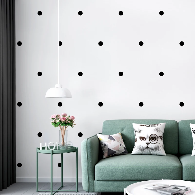 Nordic Style Wallpaper Ins Modern Simple Geometry Black And White