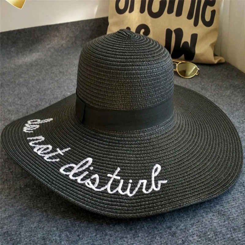 Шляпа от солнца с вышивкой и широкими полями для женщин|sun hat|straw sun hatwide brim hat |