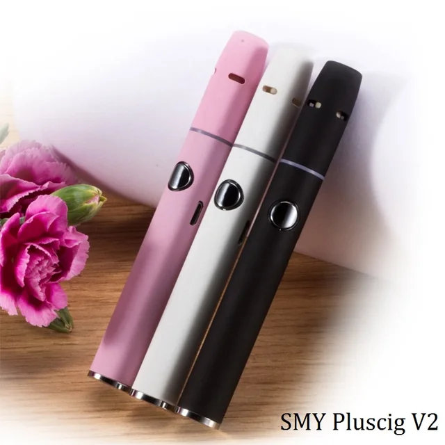 SMY Pluscig V2 Vape ручка электронная сигарета Kit 650/900 мАч Батарея сухой травы испаритель Heets Vape ручка VS 4,0 2,0 плюс