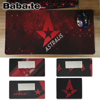 

Babaite Top Quality Cool Astralis Rubber Mouse Durable Desktop Mousepad Locking Edge Mousepad Mat Keyboard Mat Table Pad