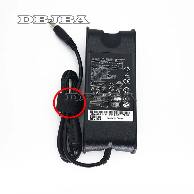 Высококачественное зарядное устройство 19 5 V 3.34A 65W для Dell PA 12 0HN662 HN662 TJ76K 0TJ76K 2E LA65NS0 00