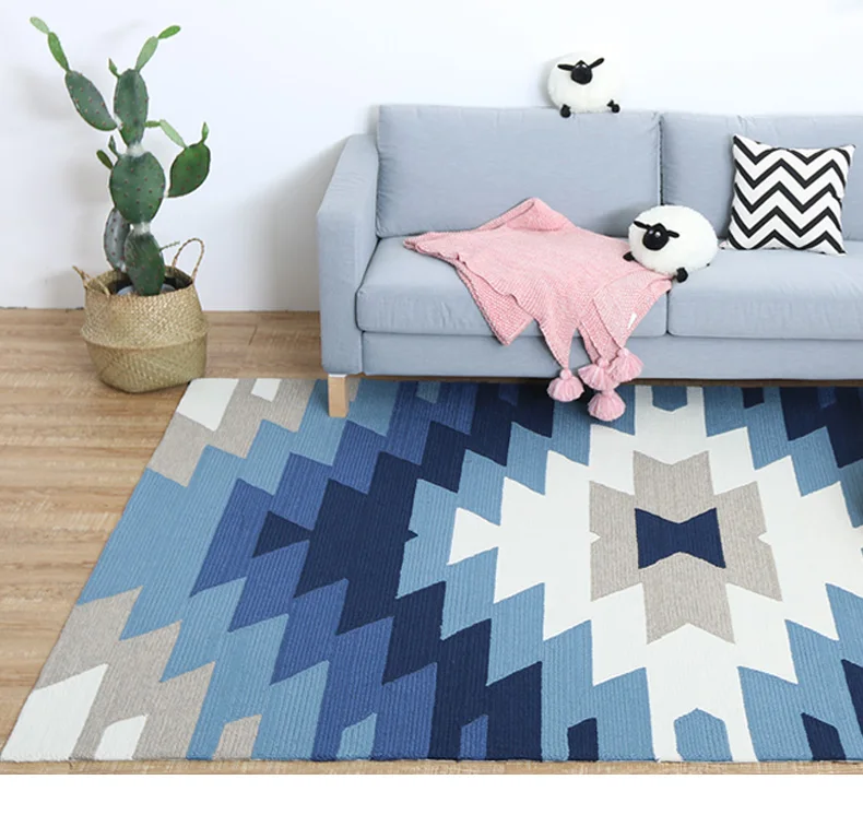 160*230 см нордический геометрический ковер для диван для гостиной чайный коврик для стола с прикроватным ковриком в средиземноморском стиле для спальни