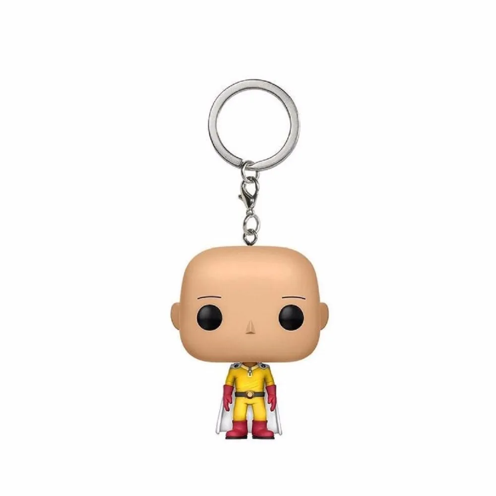 

Anime movie ONE PUNCH-MAN Saitama keychains Action Figure Collectible Model Toy with original box
