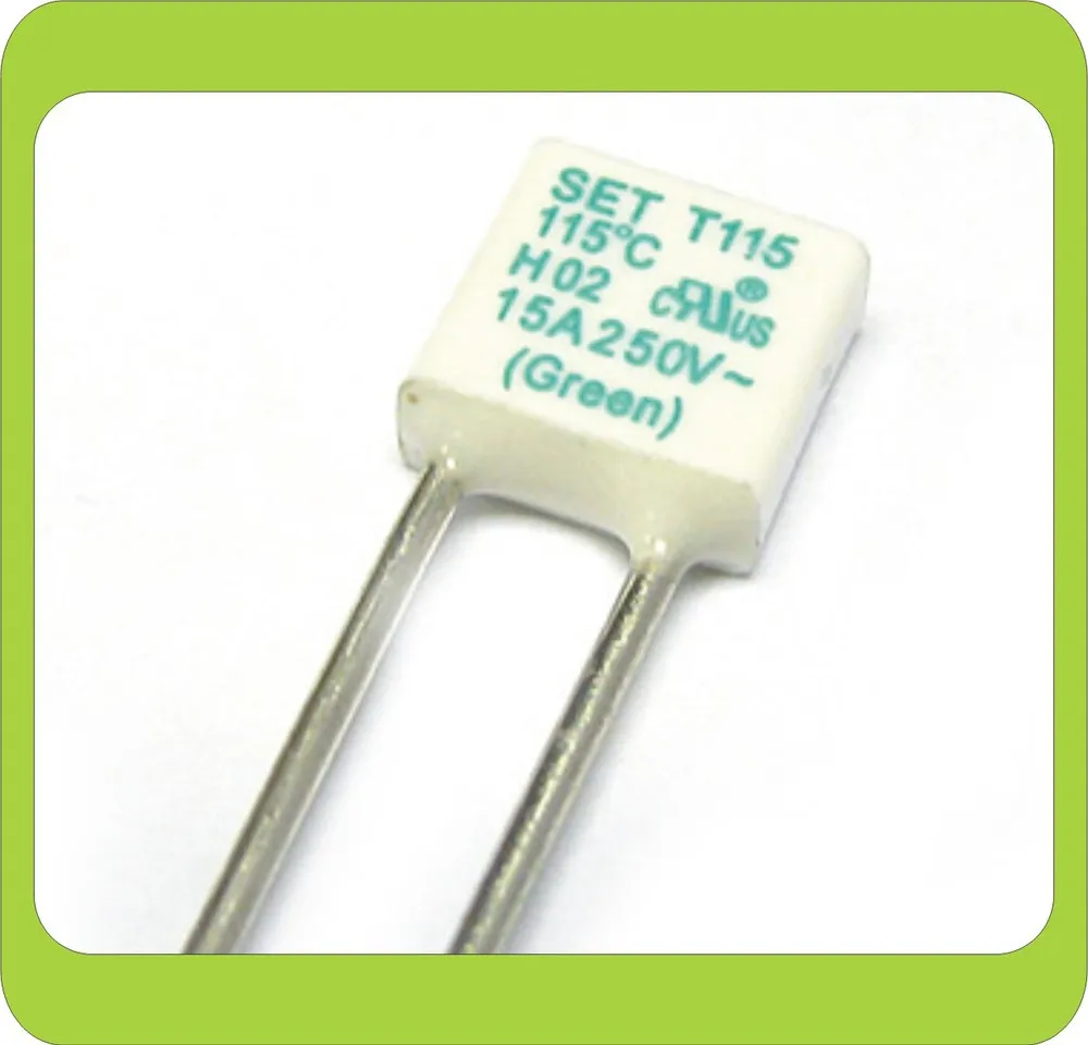 ThermalFuseofT115withratedcurrentat15A250VULcULVDECCCPSE