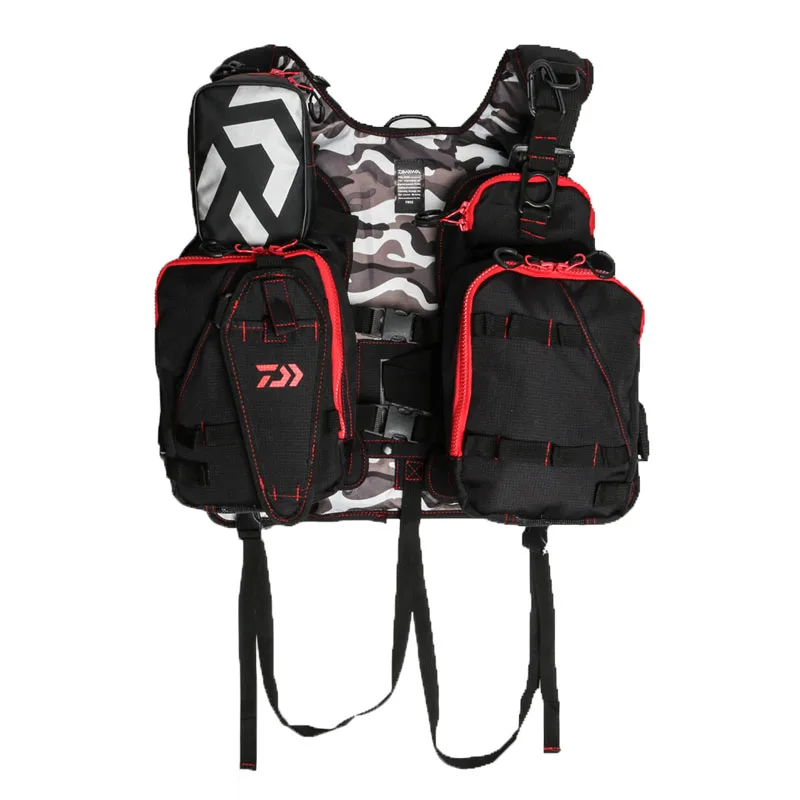 

DAIWA 2018 New Fishing Leisure Vest Outdoor Breathable Sport Multi-function Multi Pocket Special Outdoor reflective Fishing Vest