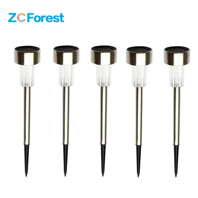 5pcs Led Solar Light Outdoor Waterproof Garden Decoration Lamp 5pcs Led Solar Light Outdoor Waterproof Garden Decoration Lamp Stake For Ground Path Road Lawn Landscape Warm White
