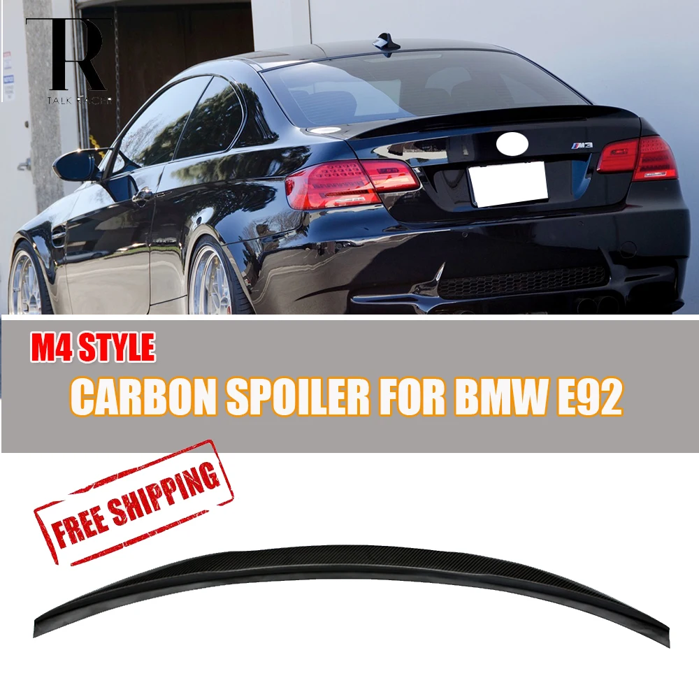 E92 M3 Carbon Fiber Rear Lip Wing Spoiler for BMW E92 Coupe 320i 325i