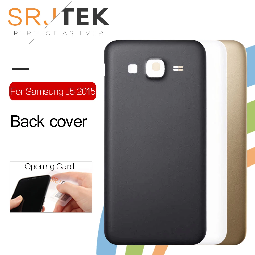 

SRJTEK Battery Cover Housing For Samsung Galaxy J3 J5 J7 2015 J300 J500 J700 Back Cover Case Rear Door Replacement Parts