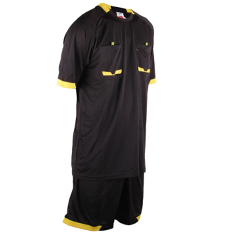 Бренд Mne футбольный трикотаж тренировочный костюм комплект футбол одежда для спортивного судьи тайский серебряный для футбольных судей оборудование Шорты, рубашка, спортивный костюм