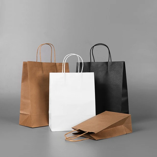 White Paper Bags, White Gift Bags, White Shopping Bags in Stock - ULINE