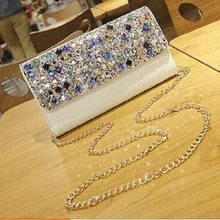 Австрийский Стразы Свадебный клатч кристалл вечерние сумки женские сумка груза падения