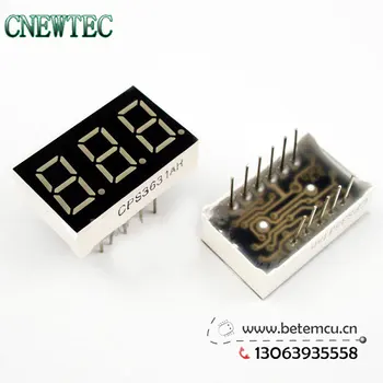

CPS03631AR Common Cathode 3Bit Digital Tube 7 segment 0.36" Red LED Display 10PCS/LOT
