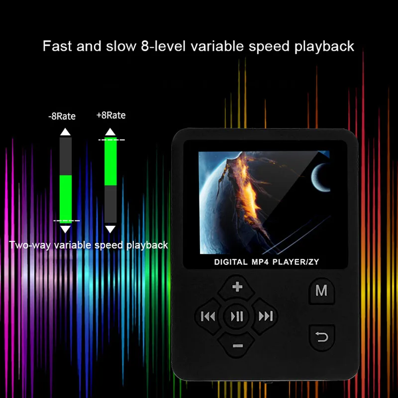 1,8 дюймовый цветной экран ультратонкий MP4 плеер поддержка 32G TF карта портативный hifi музыкальный плеер JR предложения, стиль