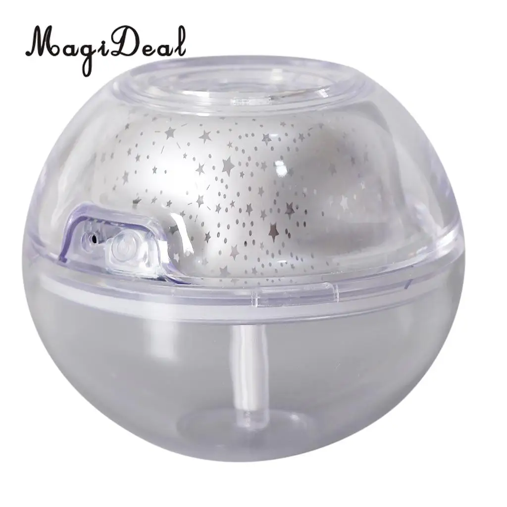 500ml Crystal Night Light Projection Air Humidifier Aromatherapy Essential Oil Diffuser for Spa Yoga