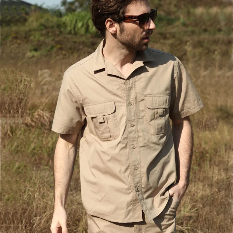 Seibertron Short Sleeve Lightweight Tactical Men Shirt Outdoor Sport