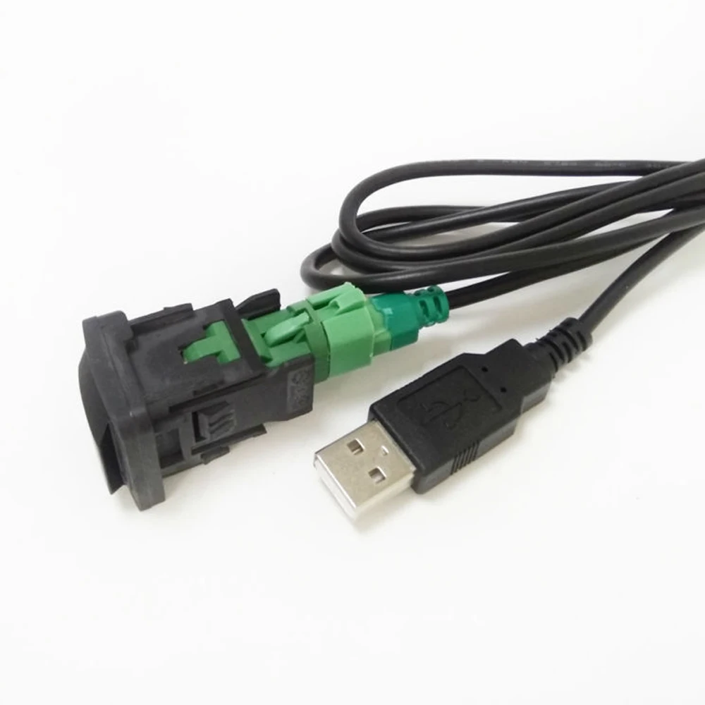 Автомобильное радио USB переключатель панель USB кабель адаптер аудио для Volkswagen Touran Bora Passat для Skoda Octavia Fabia RCD510 RCD310