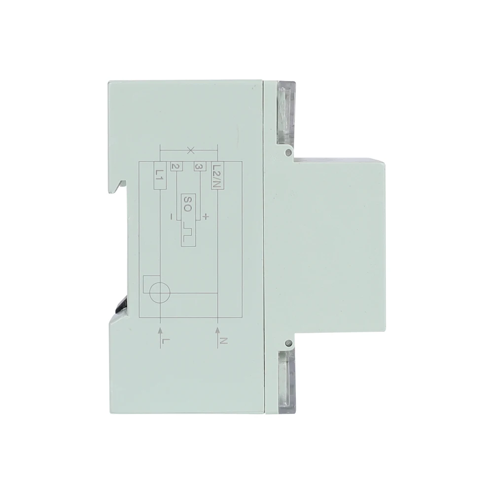 Самые идеальные Новые Внутренние однофазный два провода счетчика энергии метр din rail точный Мощность счетчик электроэнергии 30(100) 220VAC 50 Гц