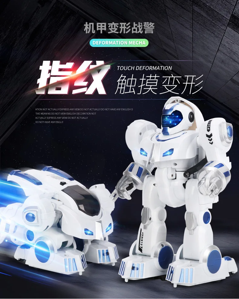 

K4 Inteligent Deformation Warlord Programming Remote Control Robot Voice Singing And Dancing Children's Toys