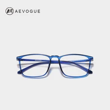 AEVOGUE голубые легкие очки квадратная оптическая рамка мужские компьютерные очки рецепт минус близорукость очки для ля компьютера AE0720