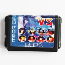 VR Fighter Vs Taken 2 16 bit MD Game Card For Sega Mega Drive For Genesis