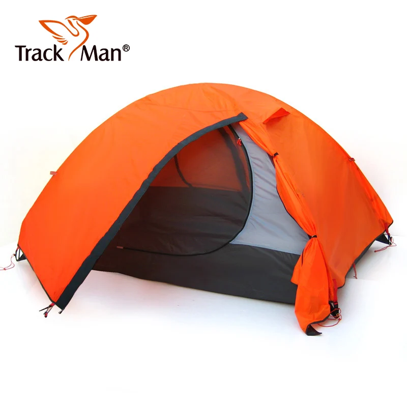 

Trackman Waterproof Double Layer 2-3 person Outdoor Camping Tent Ultralight Hiking Beach Tent Tourist bedroom travel Tents