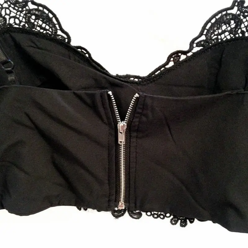 Женский кружевной топ топики на тонких бретельках L001 2018|lace bralet|crop top tankstrap women |