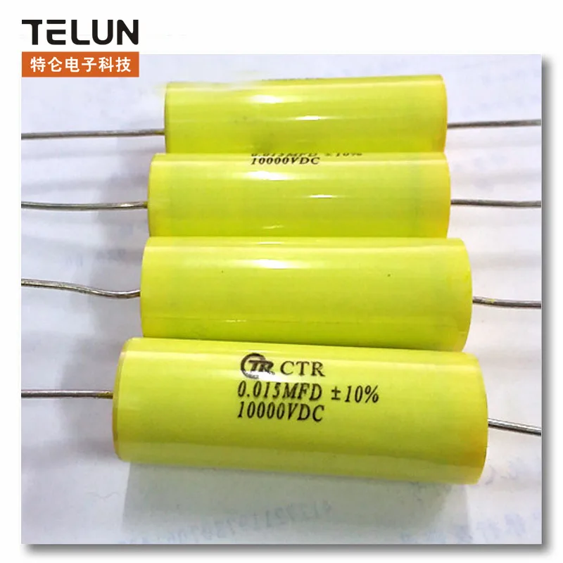 

2pcs High voltage capacitor 10000V 0.015UF 10KV 10000V DC EHV film capacitors