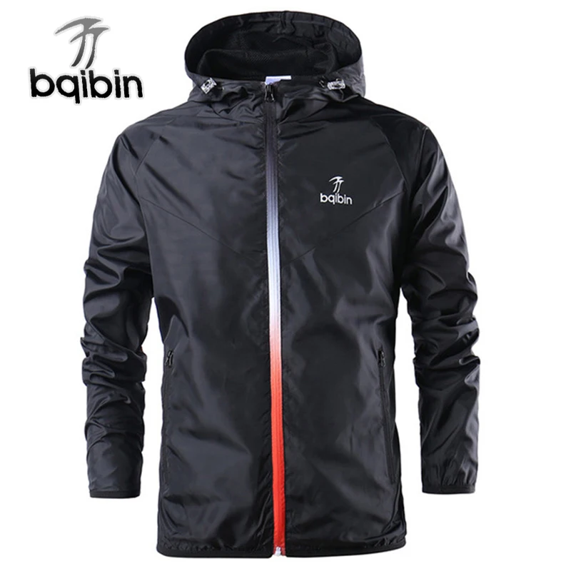 Preise 2019 neue Frühling Sommer Herren Mode Oberbekleidung Windjacke Herren Dünne Jacken Mit Kapuze Casual Sporting Mantel Große Größe