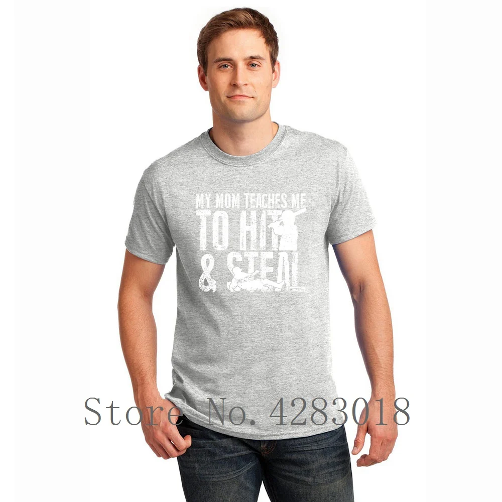 Baseball My Mom Teaches Me To Hit And Steal T Shirt O Neck Letter Men s T Shirt Sunlight Homme Plus Size 3xl Awesome Top Tee Baseball My Mom Teaches Me To Hit And Steal T Shirt O Neck Letter Men s T Shirt Sunlight Homme Plus Size 3xl Awesome Top Tee