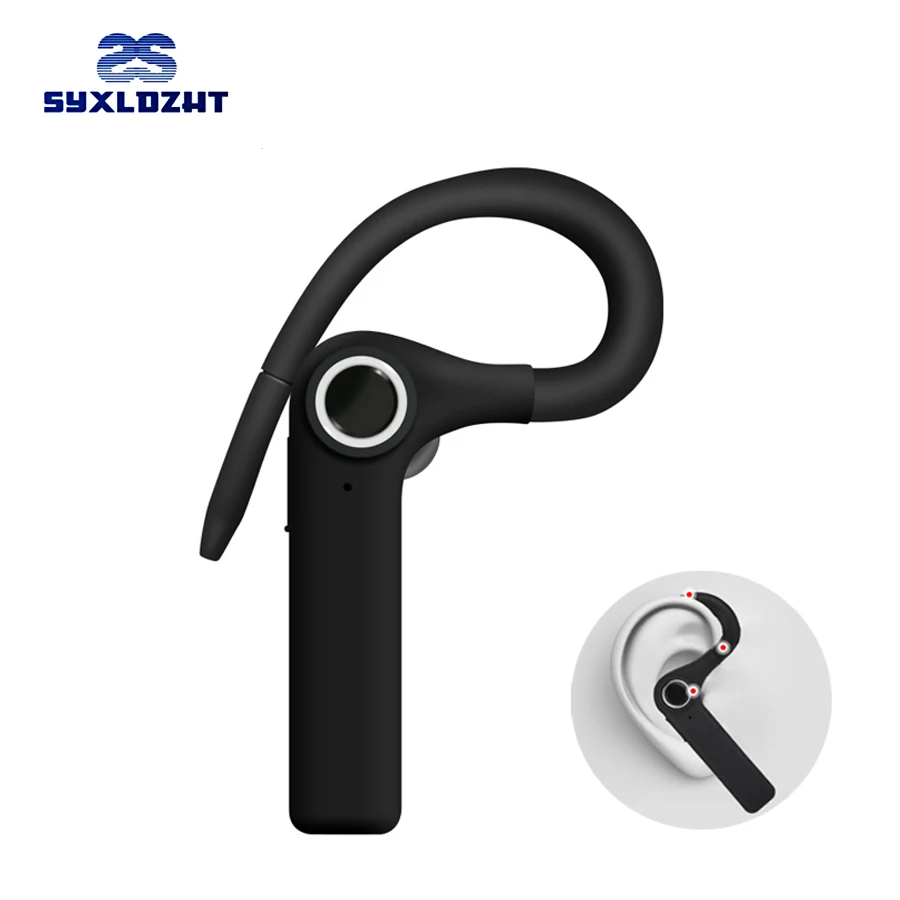 

single Wireless Bluetooth Earphones Noise Cancelling Business Wireless Bluetooth Headset with Mic Handsfree for Phone Sports