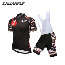2018 new Men Anti-Shrink Cycling Jersey Mtb Sports Spring Summer Bicycle short Sleeve sets ropa Clothing 9D Silica gel cushion