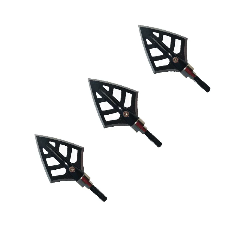 

3pcs Archery Blade Broadhead 125Grain Hunting Arrowhead Stainless Steel Arrow Tips Points