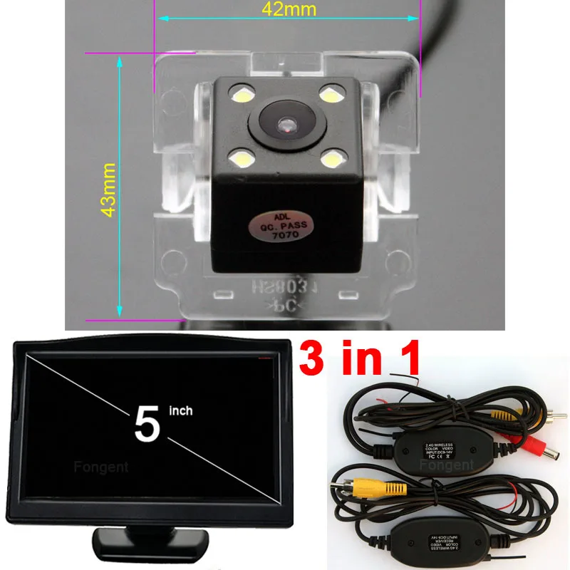 Для Mitsubishi Outlander XL Citroen C-Crosser peugeot 4007 Автомобильная камера заднего вида с беспроводным монитором