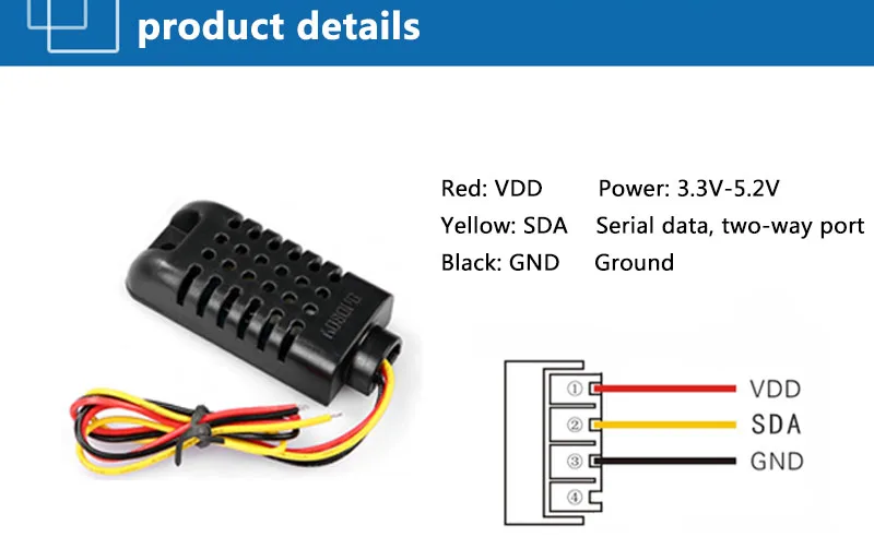 AM2301 Температура влажность Сенсор модуль один автобус Выход Заменить SHT11