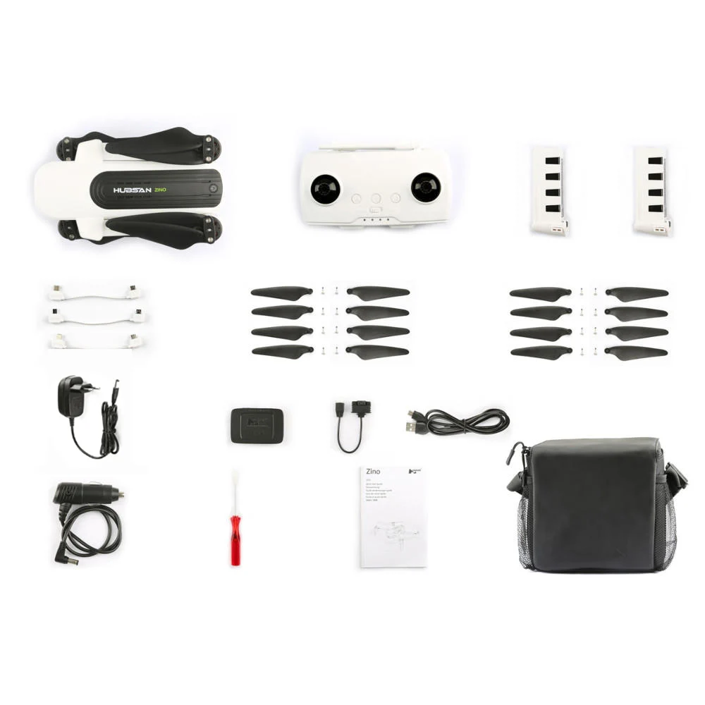 2/3 Батарея Hubsan H117S Zino GPS 5 8G Wi Fi FPV Дрон с Камера в формате 4K UHD карданного