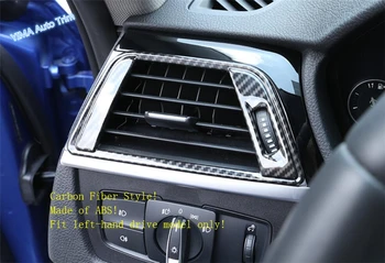 

Lapetus Dashboard Side Air Condition AC Outlet Vent Cover Trim For BMW 3 4 Series f30 f32 320li 2013 - 2018 Carbon Fiber Style