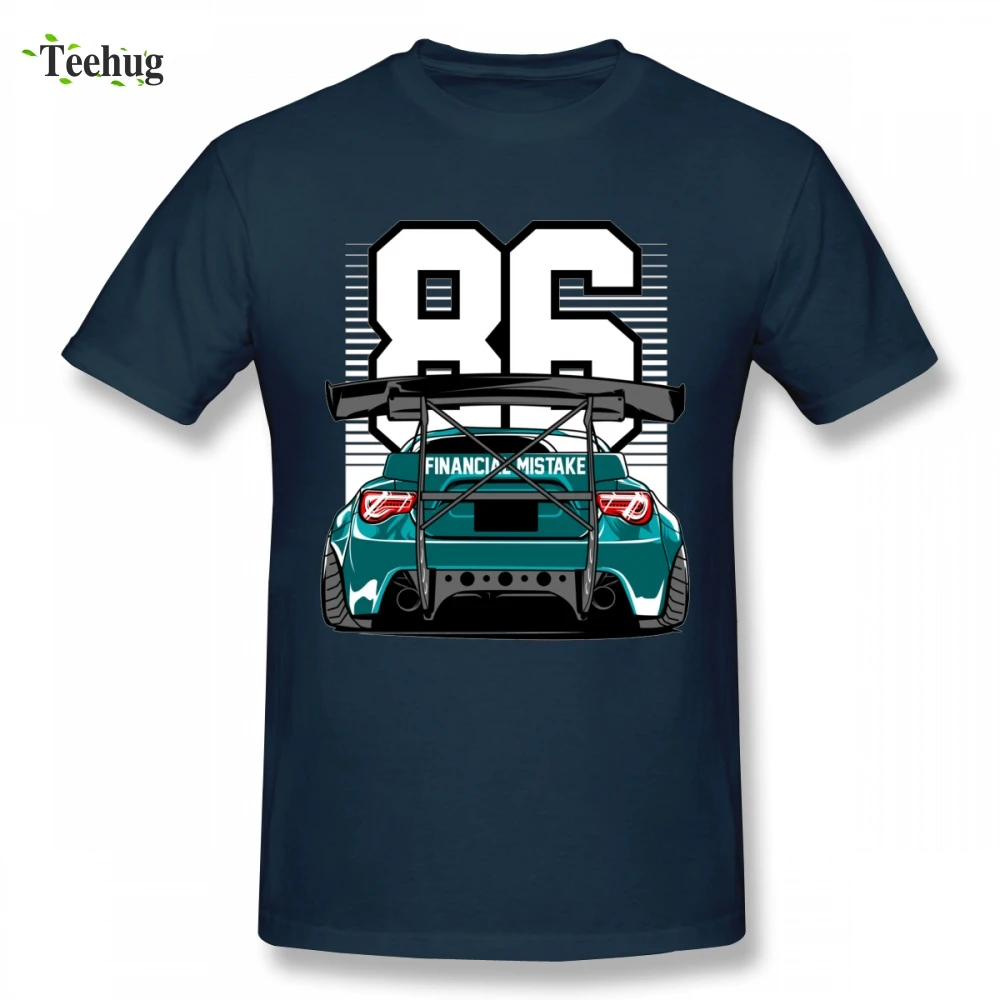 Потрясающий Toyota GT86 Rocket Bunny человек популярная уличная GTR Skyline футболка с машинкой S