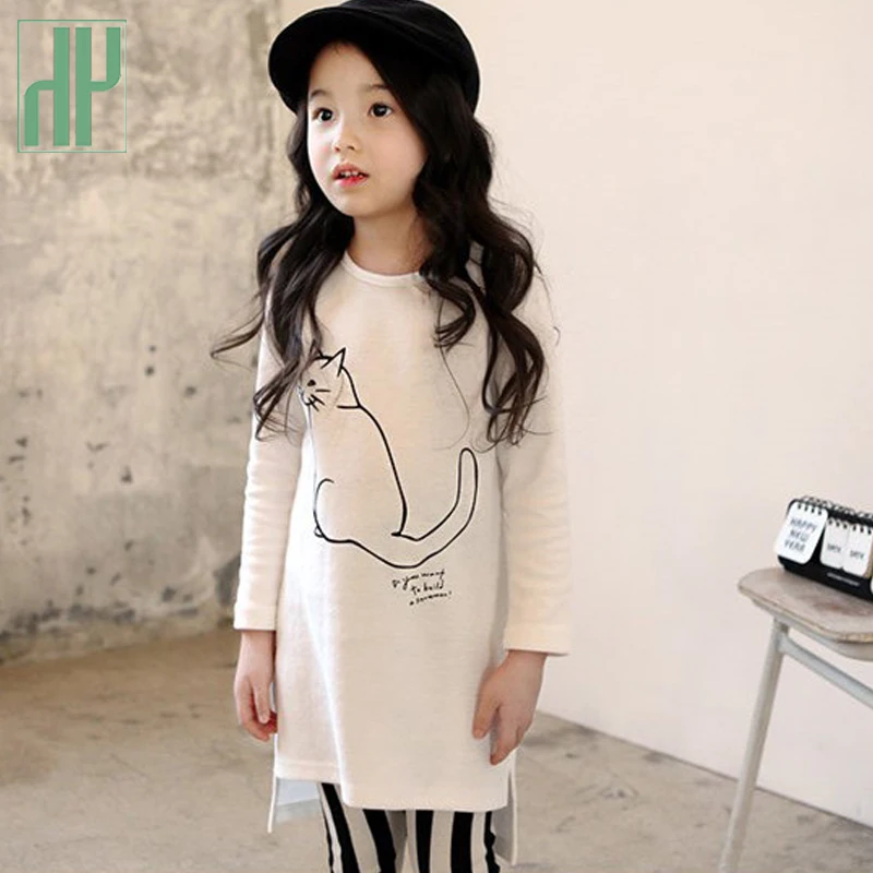 

Toddler girl clothes set fall winter White Shirt Striped black long sleeve cat suit girls boutique outfits kids tracksuit