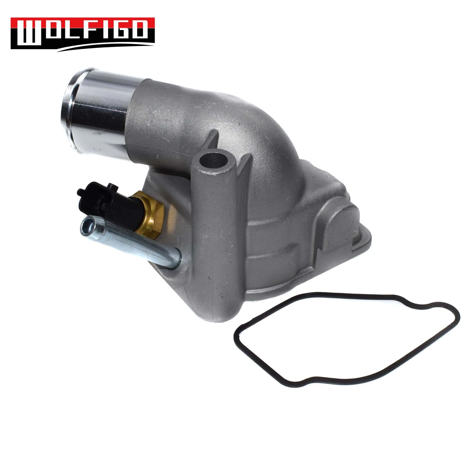 Новый термостат WOLFIGO + Корпус прокладка датчик для Opel Astra G H Corsa C VECTRA B 24456401 6338035 1338001