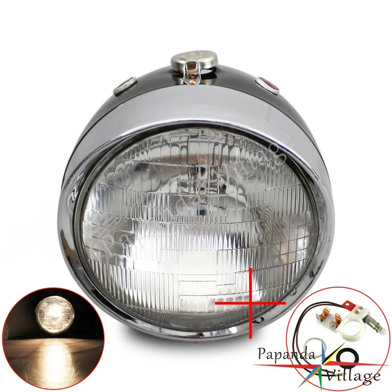 Фара для мотоцикла кафе гоночная ретро передняя Zundapp BMW K750 KS750 M72 R12 R75 R51 R6 wp40 Днепра