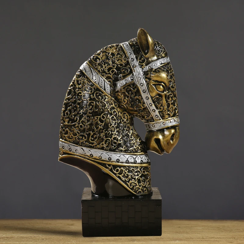 محظوظة الحصان مكتب دراسة ديكورات المفروشات الحديثة النمط الصيني المجوهرات المكتبية خزانة