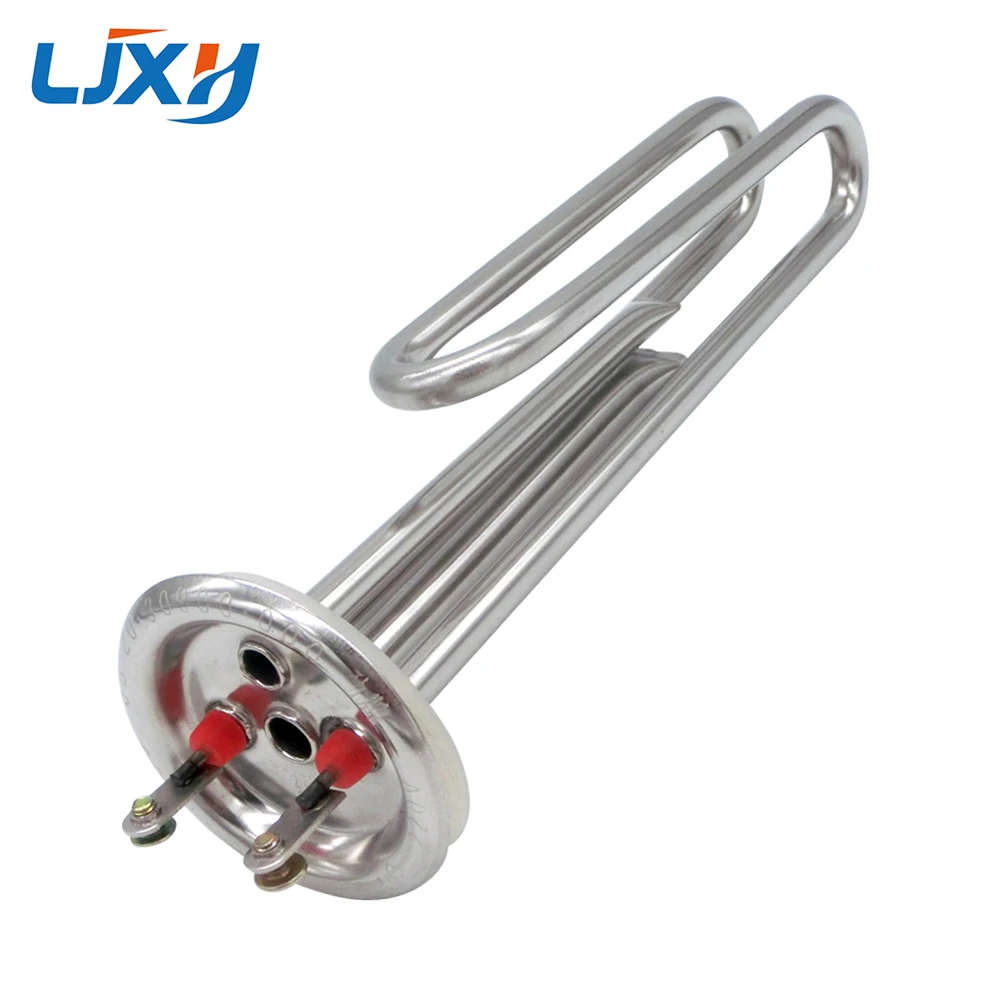 LJXH нагревательный элемент для воды, 201 нагреватели из нержавеющей стали, 3 кВт водонагреватель, фланец/диск 63 мм/88 мм, диаметр трубки. 8 мм/10 мм