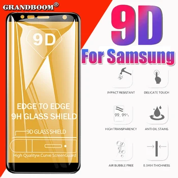 

50pcs 9D Full Cover Curved Edge Tempered Glass For Samsung Galaxy S10 E A90 A80 A70 A60 A50 A40 M30 M20 M10 Screen Protector