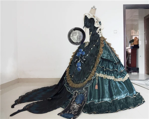 Аниме чудо Никки косплей костюм супер великолепное платье Викторианский суд Формальное рождественское платье