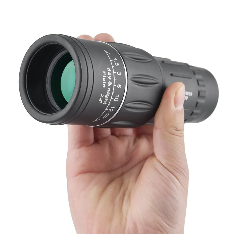

40 X 60 HD Optical New Monocular Low Night Vision Waterproof Mini Zoomable 10X Focus Telescope For Outdoor Travel Hunting Scope