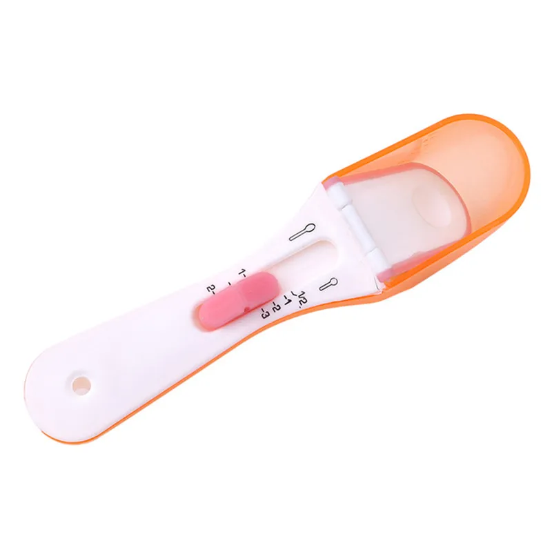 Kitchen Measuring Cup Plastic Adjust Measuring Spoon With Scale 5ml