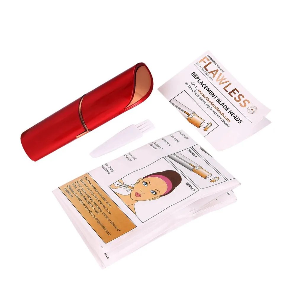 Pro Mini Female Hair Removal Razor Women Body Face Electric Painless Lipstick Shape Shaving Tool Shaver